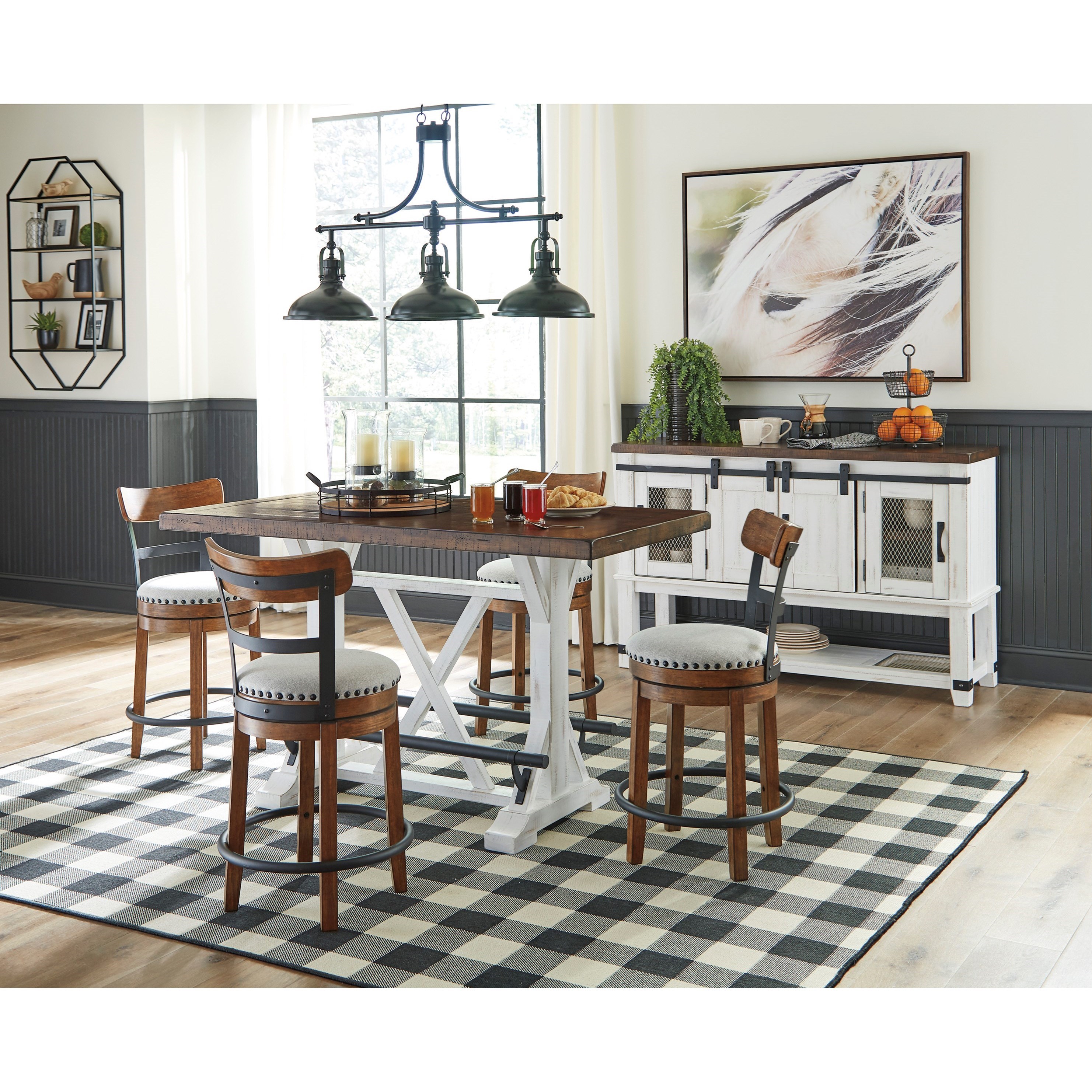Ashley valebeck counter new arrivals height bar stool